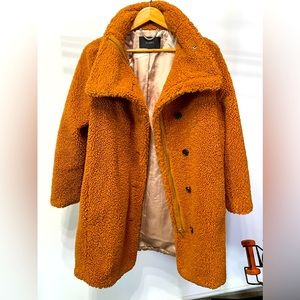 J Crew Teddy coat size 6